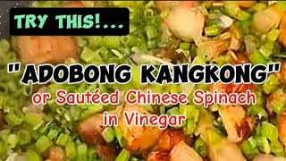 🍊Quick and Easy Recipe  ADOBONG KANGKONG [upl. by Eux]