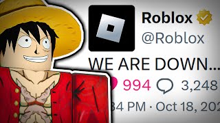 Everyone HATES ROBLOX Blox Fruits ROBLOX DOWN OUTAGE 2023 [upl. by Nadoj]