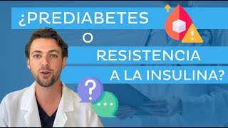 ¿Es PREDIABETES o RESISTENCIA a la INSULINA 👉🏻 Diferencias [upl. by Matless800]