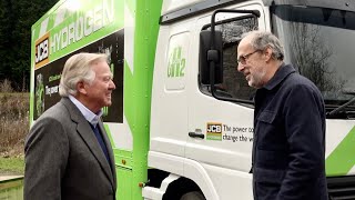 Why hydrogen not electric is JCBs choice for hitting zero emissions Lord Bamford explains why [upl. by Esorlatsyrc]