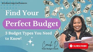 Talk Tuesday  11122024  3 Different Types of Budgets [upl. by Oicinoid578]