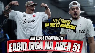 FABIO GIGA ASSUSTOU JON VLOGS NA AREA 51 [upl. by Irolav]