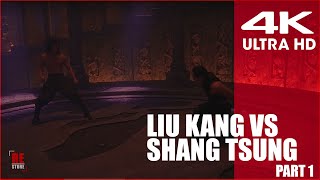 Liu Kang Vs Shang Tsung Part 1  Mortal Kombat 1995  REMASTERED UHD 4K60FPS [upl. by Novia]