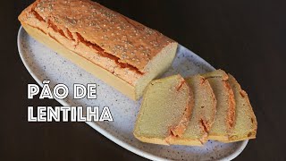 Pão proteico de lentilha sem glúten e sem fermentar – 5gr de proteína por fatia [upl. by Etterb]