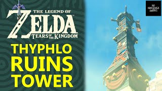 Zelda ToTK Thyphlo Ruins Skyview Tower  How to Repair [upl. by Haidebej]