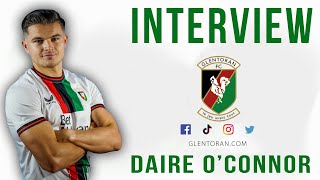 Post Match Interview  Glentoran 82 Newry City  Daire OConnor [upl. by Leimaj]