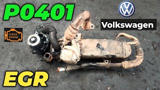 P0401  P0401 volkswagen  P0401 fault code  EGR valve [upl. by Yknarf]