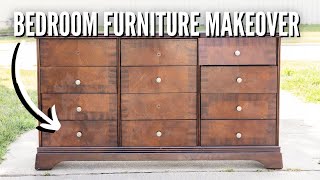 DIY Bedroom Dresser Makeover [upl. by Juakn996]