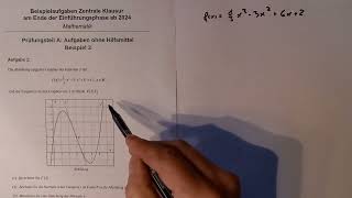ZK Mathe NRW Beispielaufgaben ab 2024 Beispiel 3 Prüfungsteil A [upl. by Euqinorev504]