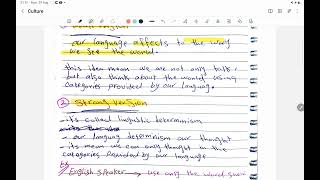 Ch 20 linguistics relativity Sapir whorf hypothesis [upl. by Gine115]