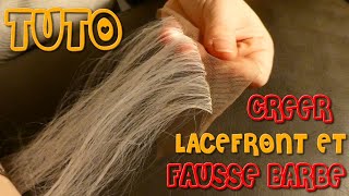 Tutorial  Fabriquer son postiche  Créer une lace front [upl. by Cacia]