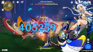 Mualani C0C3 Gameplay Natlan 50 Genshin impact [upl. by Geier]