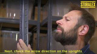 How to Assemble Storalex VRS Garage Shelving amp Industrial Shelving [upl. by Izy425]