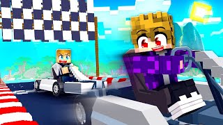 PORTO I MIEI AMICI SUI GOKART SU MINECRAFT [upl. by Frances]