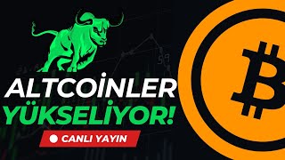 Canlı Yayın🔴 Hangi Altcoinler Yükselebilir Bitcoin amp Altcoin Analiz  Kripto Sohbetleri [upl. by Akisej]