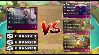 6 RANGE  RELL 3 STAR VS 3 STAR IVERN GALIO amp FIDDLESTICK Tft Set 55 Revival [upl. by Wainwright]