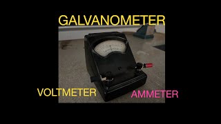 Make an Ammeter and a Voltmeter from a Galvanometer [upl. by Shedd]