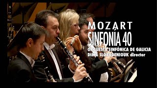 W A Mozart Symphony nº 40  Dima Slobodeniouk  Sinfónica de Galicia [upl. by Airot]