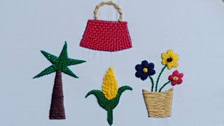 Embroidery Nice Bag  Wonderful Date  Nice vase  Super gorgeous 4 Stitch by Zari handy arts [upl. by Eilsew]