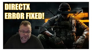 Direct X Error on Call Of Duty Black Ops 6 Finally has a working Fix [upl. by Peria]