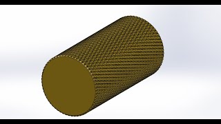 knurling SOLIDWORKS  CAD knurling [upl. by Gigi225]