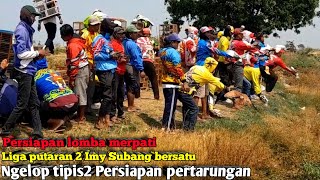 Putaran 2 Liga Imy Subang bersatu telah di mulai Berkumpul lop tipis2 persiapan Lomba [upl. by Naerda]