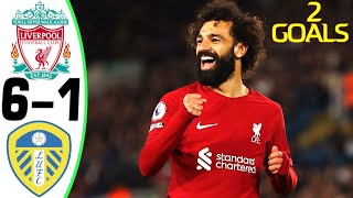 Liverpool vs Leeds United 61  Goals and Highlights 17042023 🔥 SALAH [upl. by Akemet]