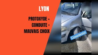 Lyon Sur la route le protoxyde dazote un gaz hilarant et dangereux [upl. by Duff]