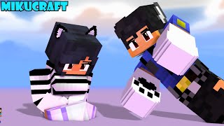 peppermint prison and cops aphmau and aaron friends  minecraft animation shorts [upl. by Kehsihba]