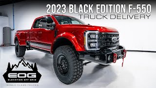 2023 Rapid Red Black Edition F550 Delivery [upl. by Seen]