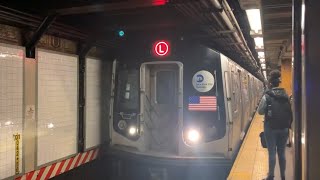 NYCT R143 L Train At 14th StreetUnion Square [upl. by Herates]