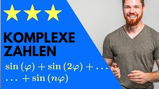 Komplexe Zahlen Anwendung  Überlagerung harmonischer Oberschwingungen sinxsin2xsinnx [upl. by Cyna]