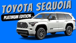 2024 Toyota Sequoia Platinum Edition REVIEW [upl. by Saixela463]