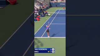 Сouldn’t hit the ball MAndreevaPavlyuchenkova  OsorioParkssports tennis tennishighlights [upl. by Ferdy]