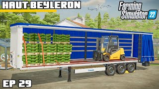 quotNEWquot USED CURTAIN SIDER THIS WILL HELP  Farming Simulator 22  HautBeyleron  Episode 29 [upl. by Carlee124]