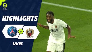 PARIS SAINTGERMAIN  OGC NICE 2  3  Highlights  PSG  OGCN  20232024 [upl. by Boycie]