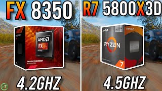 FX 8350 vs Ryzen 7 5800X3D  Insane Upgrade [upl. by Kroo495]