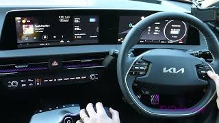 How to use the Kia EV6 Steering Wheel controls [upl. by Crawford595]