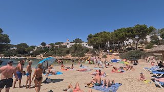 Cala En Blanes Beach Menorca Spain 4k Walking Tour and Cala En Blanes Hotel close to Binimar Hotel [upl. by Fife]