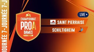 PRO A DAMES  J7  ENT SAINT PIERRAISE  SCHILTIGHEIM SU [upl. by Macfadyn]