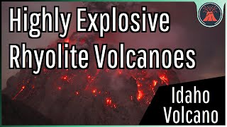 Idahos Highly Explosive Rhyolite Volcanoes 1000 Foot High Lava Domes [upl. by Natale]