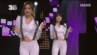 걸스데이 Girls Day special stage Expectation SBS quotThe 3Dquot 131109 [upl. by Kamal]