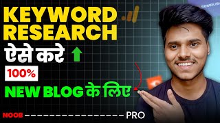 keyword research for blog posts 2024  How Find Low Competition Keywords  Free Keywords Research [upl. by Tnilk]