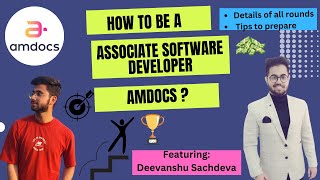 How to be a Associate Software Developer At Amdocs  Amdocs Interview ExperienceSDE  2023 [upl. by Annavoeg]