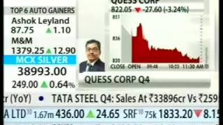 QUESS CORP LIMITED Q4FY17 results announced on NDTV profit [upl. by Urbannal]