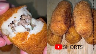 Croquetes de presunto e queijo com apenas 4 ingredientes [upl. by Tigirb]