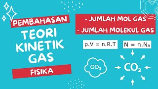 Cara Menghitung Mol Gas dan Jumlah Molekul Gas Dengan Persamaan Gas Ideal  Bab Teori Kinetik Gas [upl. by Eilagam]