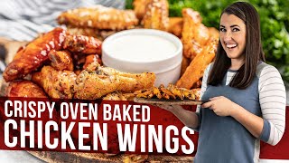 Crispy Oven Baked Chicken Wings [upl. by Rosaline]