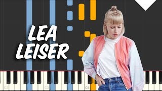 LEA Leiser Piano Tutorial [upl. by Aissat]