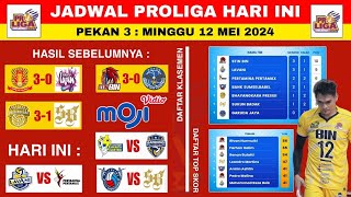 Jadwal Proliga Hari Ini Live  Lavani vs Pertamina  Klasemen Proliga 2024 Sektor Putra amp Putri [upl. by Cookie]